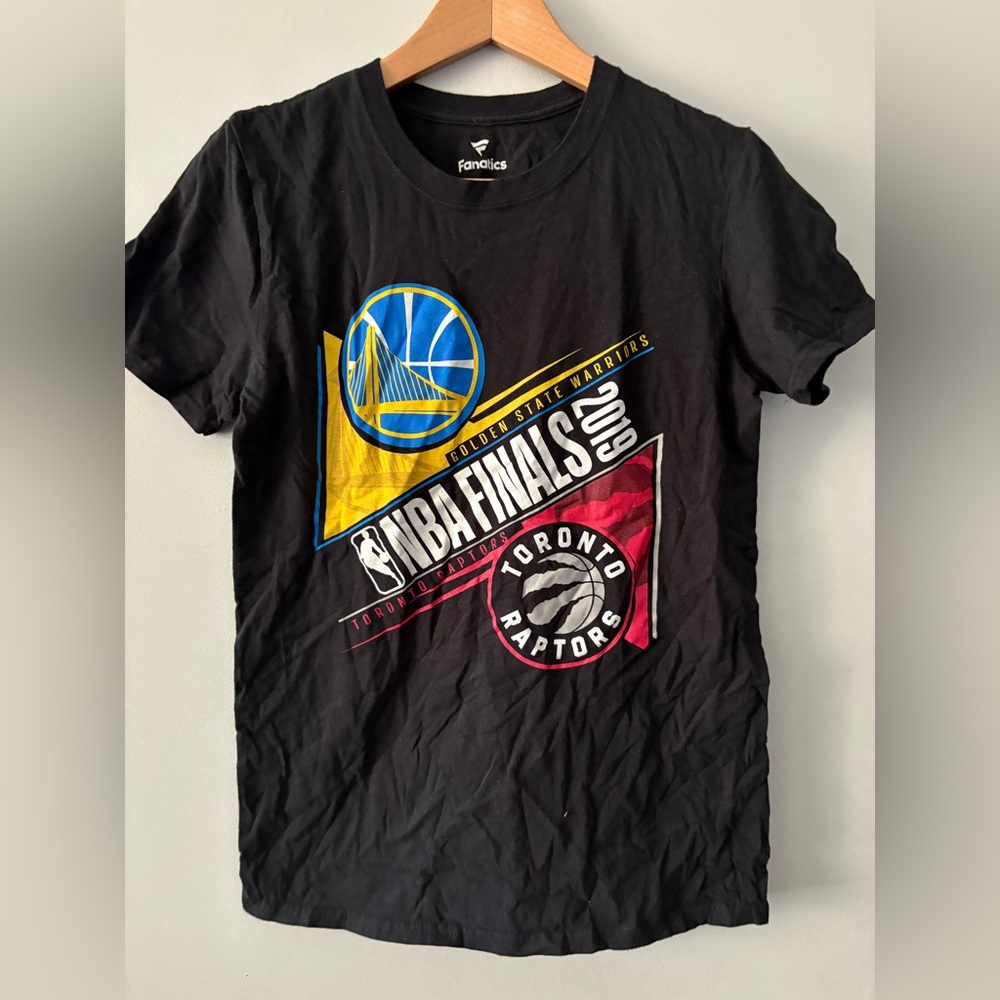 Fanatics NBA Finals 2019 Golden State Warriors vs Toronto Raptors Tee